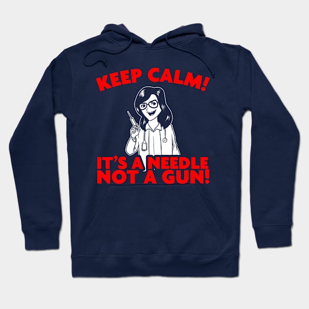 Keep Calm, It's A Needle Hoodie by veerkun